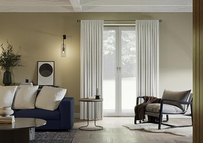 Laura Ashley Candy Stripe, French Navy - Made to Measure Curtains - Image 3